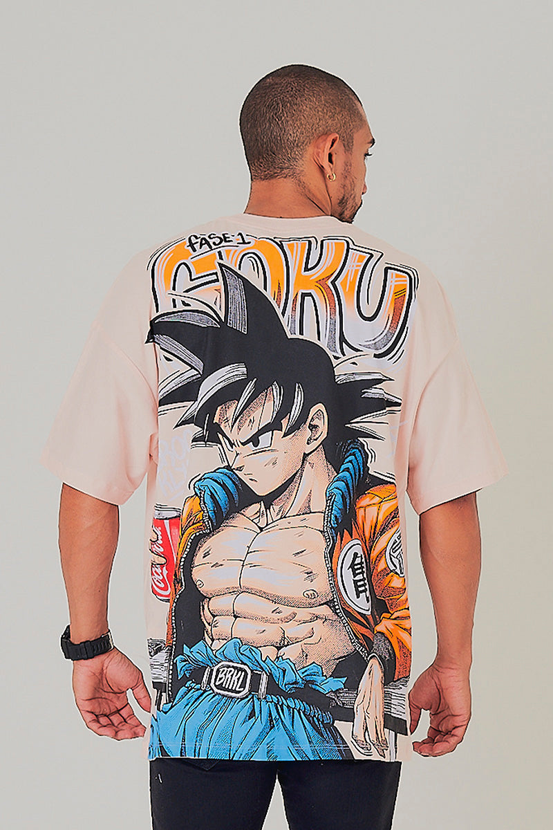 Camiseta oversize anime goku