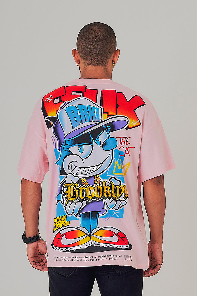 Camiseta oversize felix