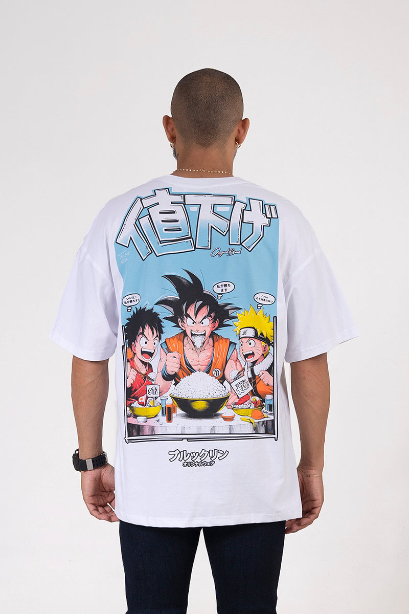 Camiseta oversize toei animation