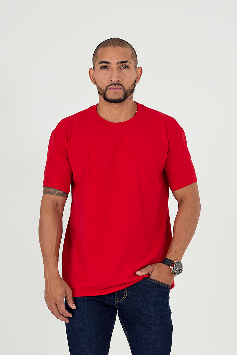 Camiseta básica licra roja