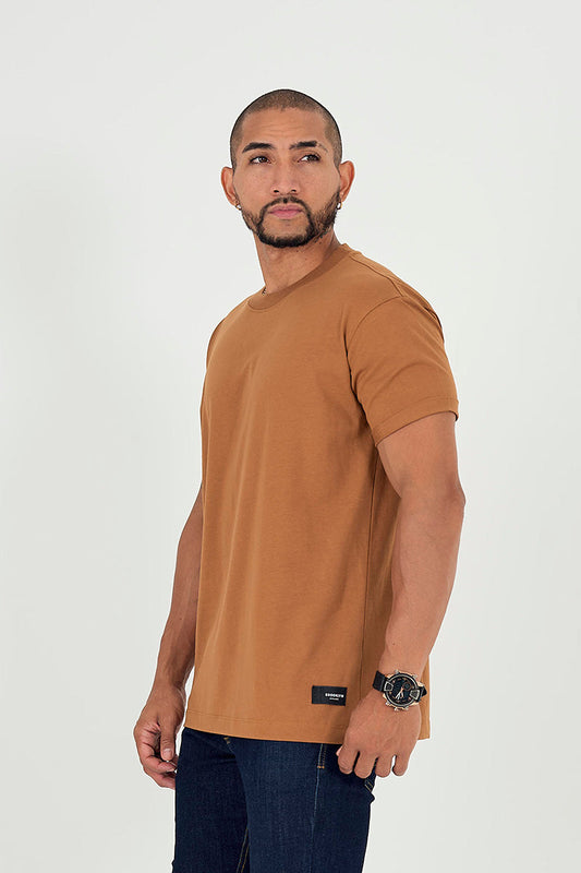 Camiseta basica cm marron