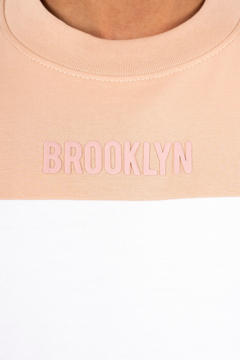 Camiseta corte franjas brooklyn