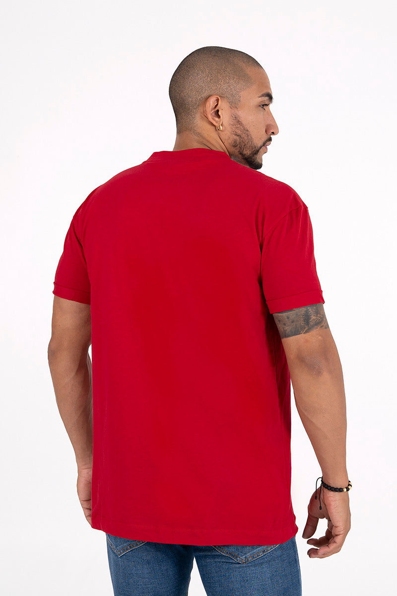 Camiseta básica one rojo