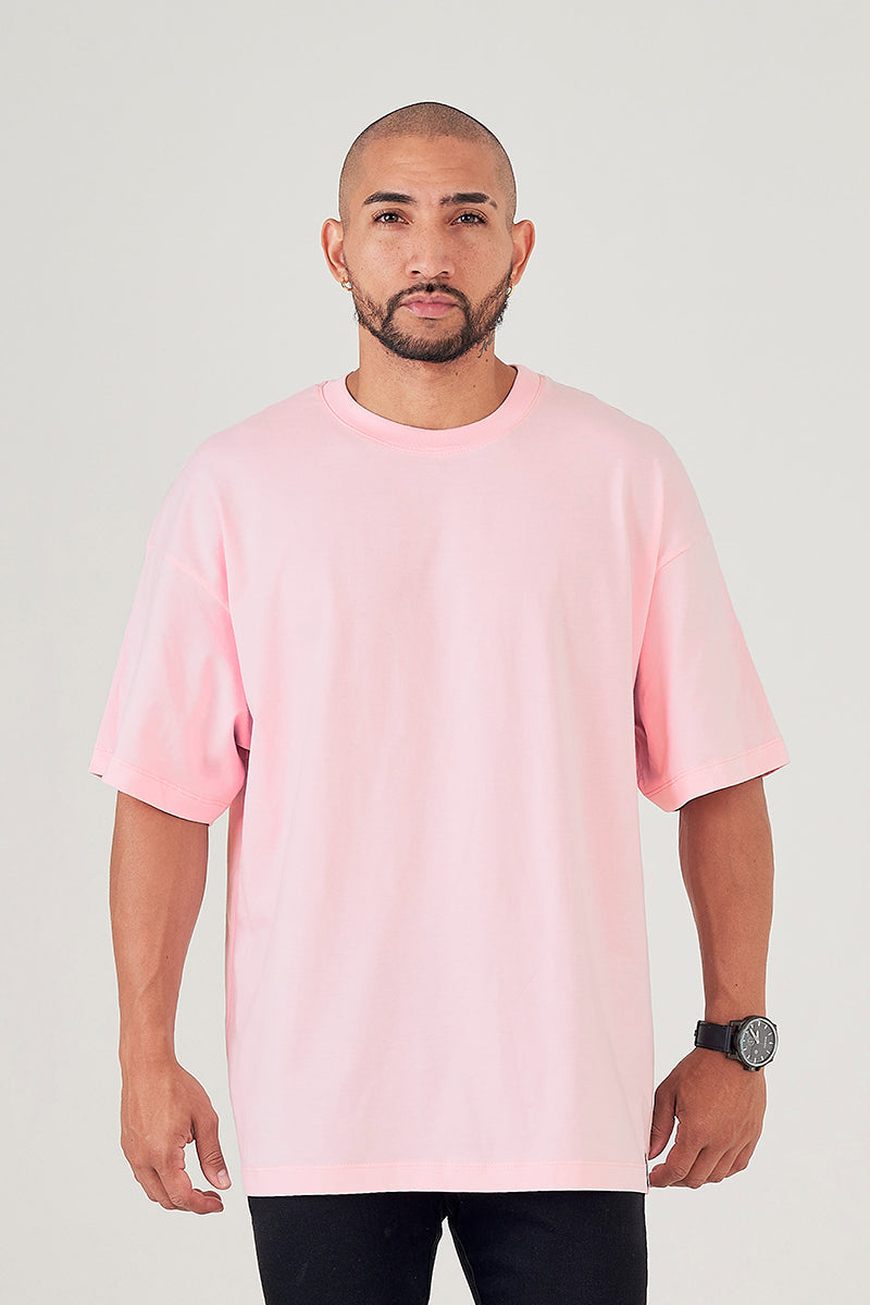 Camiseta rosa basica new arrivals